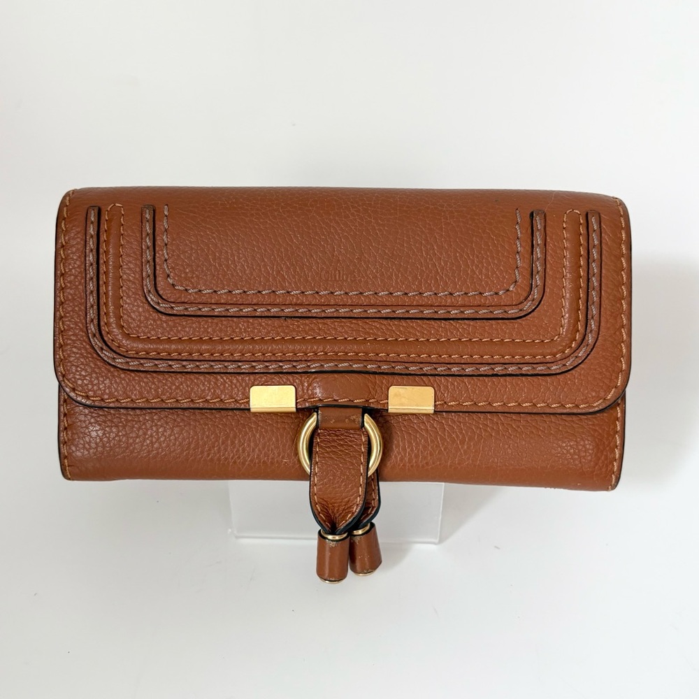 Chloe Marcie Wallet Tan